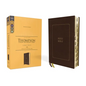 Kjv, Thompson Chain-Reference Bible, Large Print, Leathersoft, Brown, Red Letter, Thumb Indexed, Comfort Print - Imitation Leather