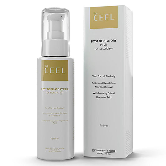 The Ceel Hair Reduction Milk - Soothes, Moisturizes, and Reduces Unwanted Hair - 2.03 fl oz