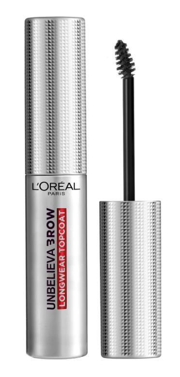 L'Oreal Paris UnbelievaBrow: Longwear Eyebrow Topcoat - Waterproof Smudge-Proof, 30H Hold - Clear Brow Mascara for Lasting Definition