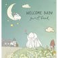 BABY SHOWER GUEST BOOK with GIFT LOG (HARDCOVER) for Baby Naming Day, Baby Shower Party, Christening or Baptism Ceremony, Welcome Baby Party: A Keepsa - Hardcover