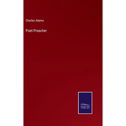 Poet Preacher - Hardcover