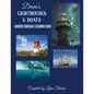Diane's Lighthouses and Boats: Another Grayscale Coloring Book - Paperback