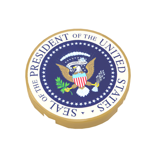 U.S. Presidential Seal - Custom Printed - Made Using a LEGO® Tile