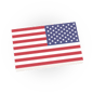United States Reversed Flag - USA - Custom Printed 2x3 Tile - Made Using LEGO® Parts