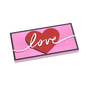 "Love" Door Mat - Custom Printed - 2x4 Tile Made using LEGO® Parts
