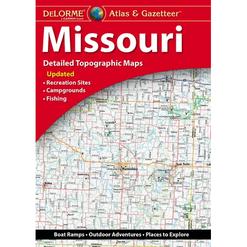 Delorme Atlas & Gazetteer: Missouri - Paperback