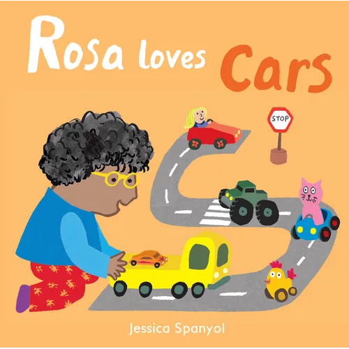 Rosa Loves Cars - Board Book