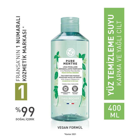 Micellar Makeup Cleansing Water for Combination & Oily Skin - Gentle, Non-Irritating, Oil-Balancing Formula