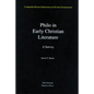 Philo in Early Christian Literature, Volume 3: A Survey - Hardcover