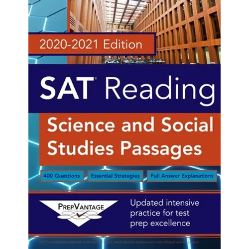 SAT Reading: Science and Social Studies, 2020-2021 Edition - Paperback