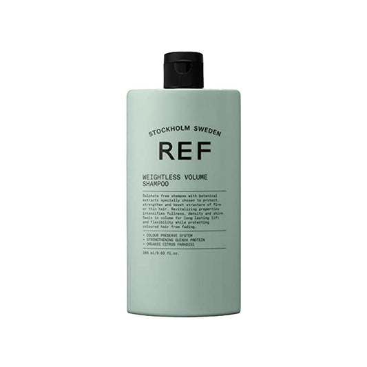 REF Weightless Volume Shampoo - 285ml, Lightweight Hair Care for Fine or Limp Hair, Adds Volume Without Weighing Down