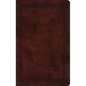 ESV Thinline Bible, Red Letter (Trutone, Mahogany, Border Design) - Imitation Leather
