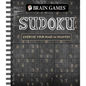 Brain Games - Sudoku (Chalkboard #1): Exercise Your Mind in Minutes Volume 1 - Spiral