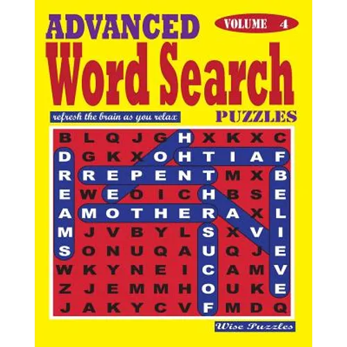 ADVANCED Word Search Puzzles. Vol. 4 - Paperback