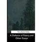 A Defence of Poetry and Other Essays - Paperback
