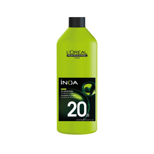 Loreal Professionnel Paris Inoa Oxidant Cream 20 Vol. 1000 ml - Professional Hair Coloring Oxidant Cream for Salon Use