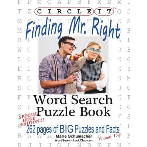 Circle It, Finding Mr. Right, Large Print, Word Search, Puzzle Book - Paperback