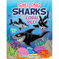 Smiling Sharks of the Coral Reef Coloring Book - Paperback