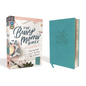 Niv, Busy Mom's Bible, Leathersoft, Teal, Red Letter Edition, Comfort Print: Daily Inspiration Even If You Only Have One Minute - Imitation Leather