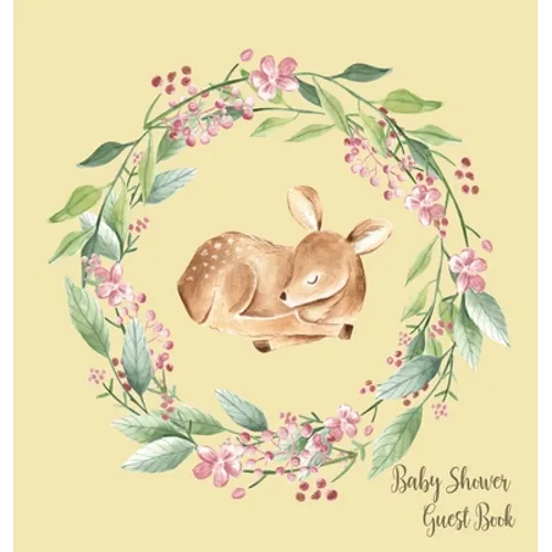 Woodland Baby Shower Guest Book (Hardcover) - Hardcover