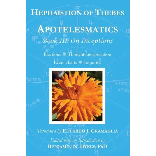 Apotelesmatics Book III: On Inceptions - Paperback