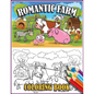 Romantic Farm Coloring Book: 30 Big, Simple and Fun Designs Farm Vehicles Farm Animals And More - Cow, Horse, Chicken, Pig, and Many More! - Paperback