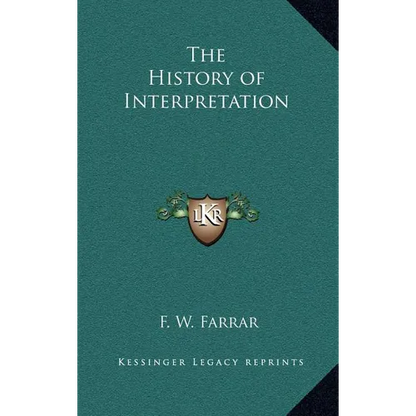 The History of Interpretation - Hardcover