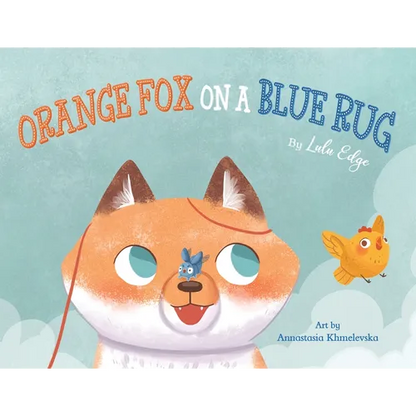 Orange Fox on a Blue Rug - Paperback