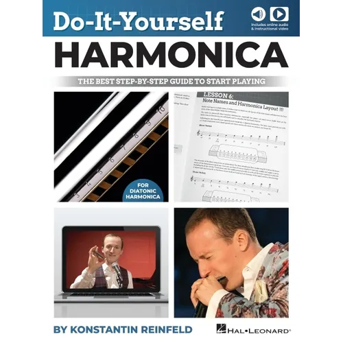 Do-It-Yourself Harmonica: The Best Step-By-Step Guide to Start Playing - Book with Online Audio and Instructional Videos - Paperback