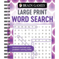Brain Games - Large Print Word Search (Swirls) - Spiral