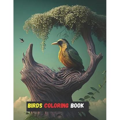 Birds Coloring book: Unique and Amazing Beautiful Designs Relaxing Coloring Book For Adults and Kids - Paperback