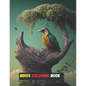 Birds Coloring book: Unique and Amazing Beautiful Designs Relaxing Coloring Book For Adults and Kids - Paperback