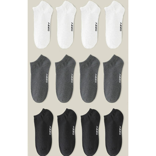 Ozzy Socks Men's Seamless Socks 12-Pack - Comfortable, Breathable, and Durable Cotton Blend for Everyday Wear