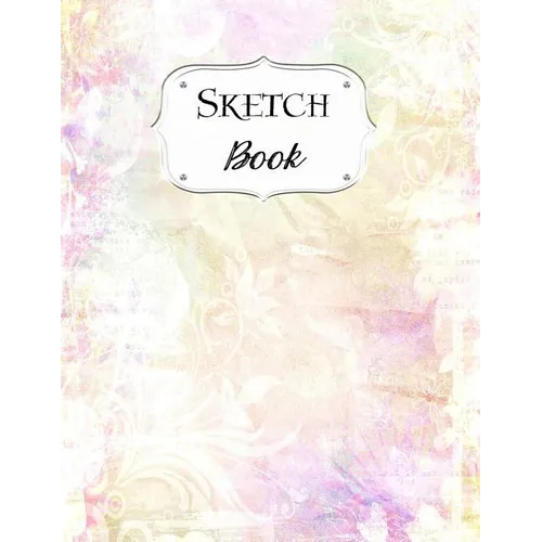 Sketch Book: Watercolor Sketchbook Scetchpad for Drawing or Doodling Notebook Pad for Creative Artists #7 Pink Purple Yellow - Paperback
