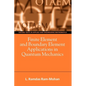 Finite Element and Boundary Element Applications in Quantum Mechanics - Paperback