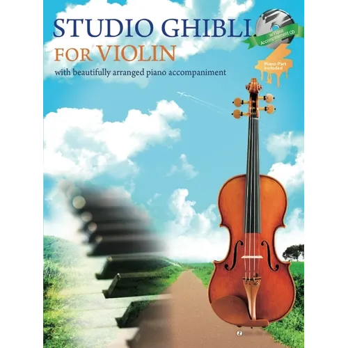 Studio Ghibli for Violin and Piano Book/CD - Paperback