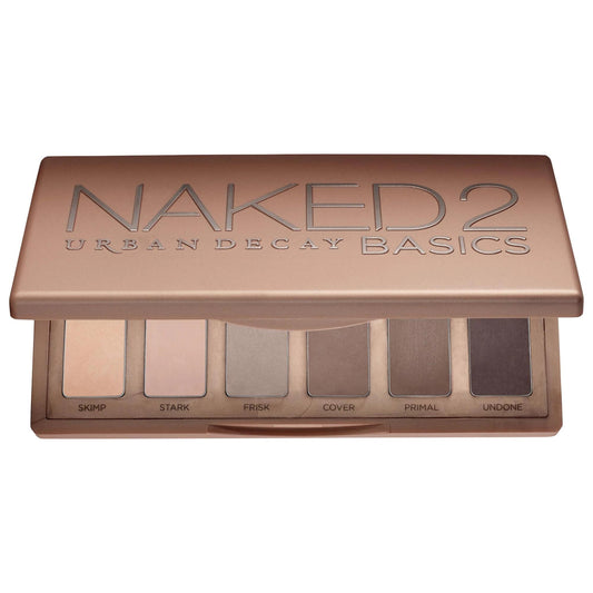 Naked2 Basics Matte Eyeshadow Palette by Urban Decay - 6 Neutral Taupe Shades, Travel-Friendly, Cruelty-Free Makeup