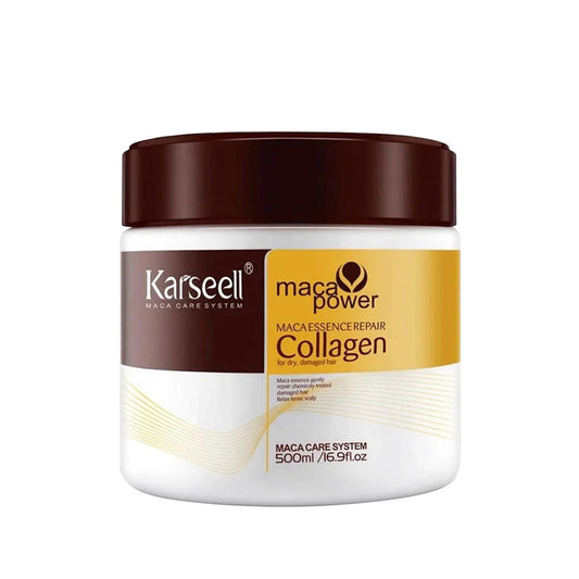 Karseell Maca Power Collagen Hair Mask - 500ml Nourishing Repair for Damaged Hair