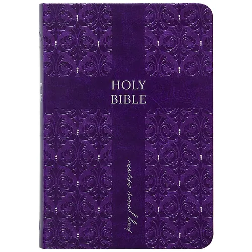 KJV Holy Bible Compact Amethyst - Imitation Leather