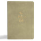 KJV Super Giant Print Reference Bible, Sage Suedesoft Leathertouch - Imitation Leather