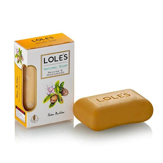 Lole Organic Shea Butter Solid Soap for Sensitive Skin - Moisturizing, Anti-Inflammatory, Natural Skincare