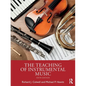 The Teaching of Instrumental Music - Paperback