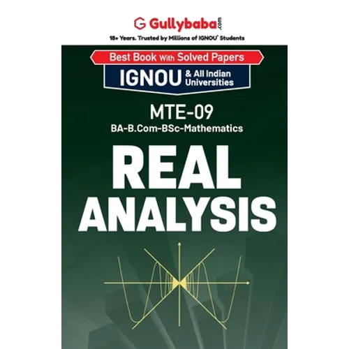 MTE-09 Real Analysis - Paperback