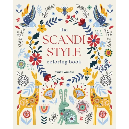 The Scandi Style Coloring Book: Over 40 Designs to Color - Paperback