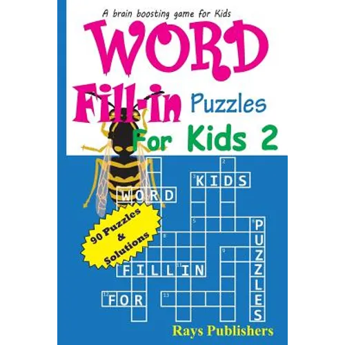 Word Fill-in Puzzles for Kids 2 - Paperback