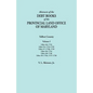 Abstracts of the Debt Books of the Provincial Land Office of Maryland. Talbot County, Volume I. Liber 46: 1733; Liber 54: 1734-1759; Liber 47: 1738, 1 - Paperback