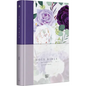 KJV Holy Bible, Large Print Medium Format, Purple Cloth Hardcover W/Ribbon Marker, Red Letter - Hardcover