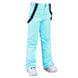 Windproof Waterproof Ski Pants with Detachable Elastic Waist
