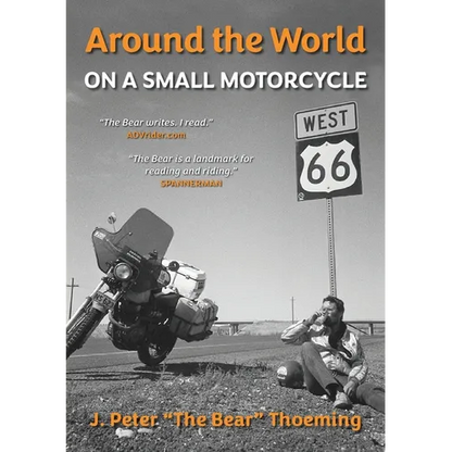 Around the world on a small motorcycle - Paperback