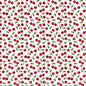Very Cherry Scarlet Digital Cuddle Fabric per yard